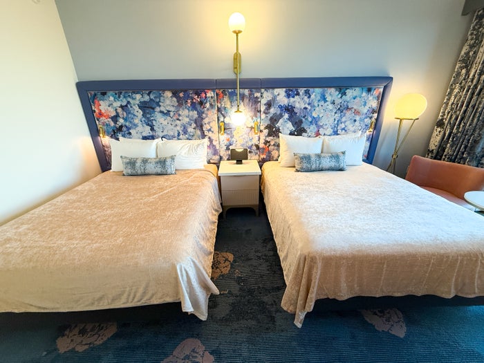 Universal Helios Grand Hotel Loews Hotel Epic Universe room queen beds