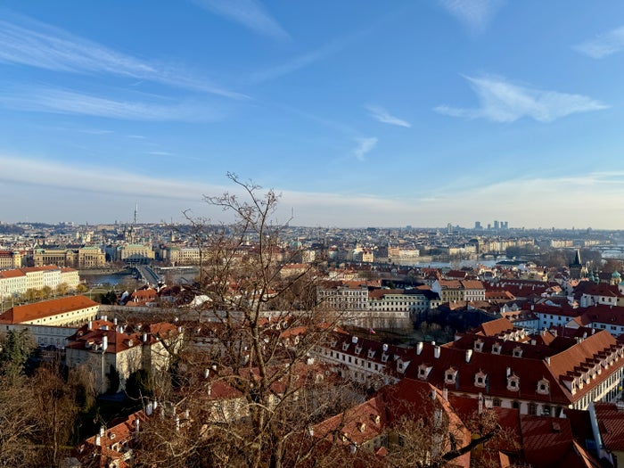 View From Lobkowicz Palace View From Lobkowicz Palace in Prague