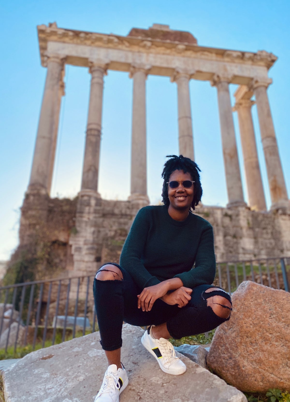 Vikkie in Rome