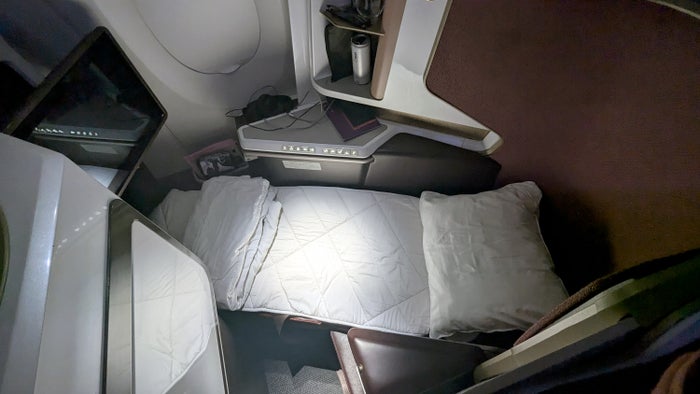 Virgin Atlantic A350 1000 Business Class Bed