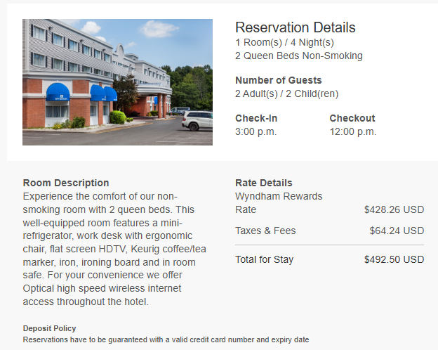 Wyndham Southbury booking