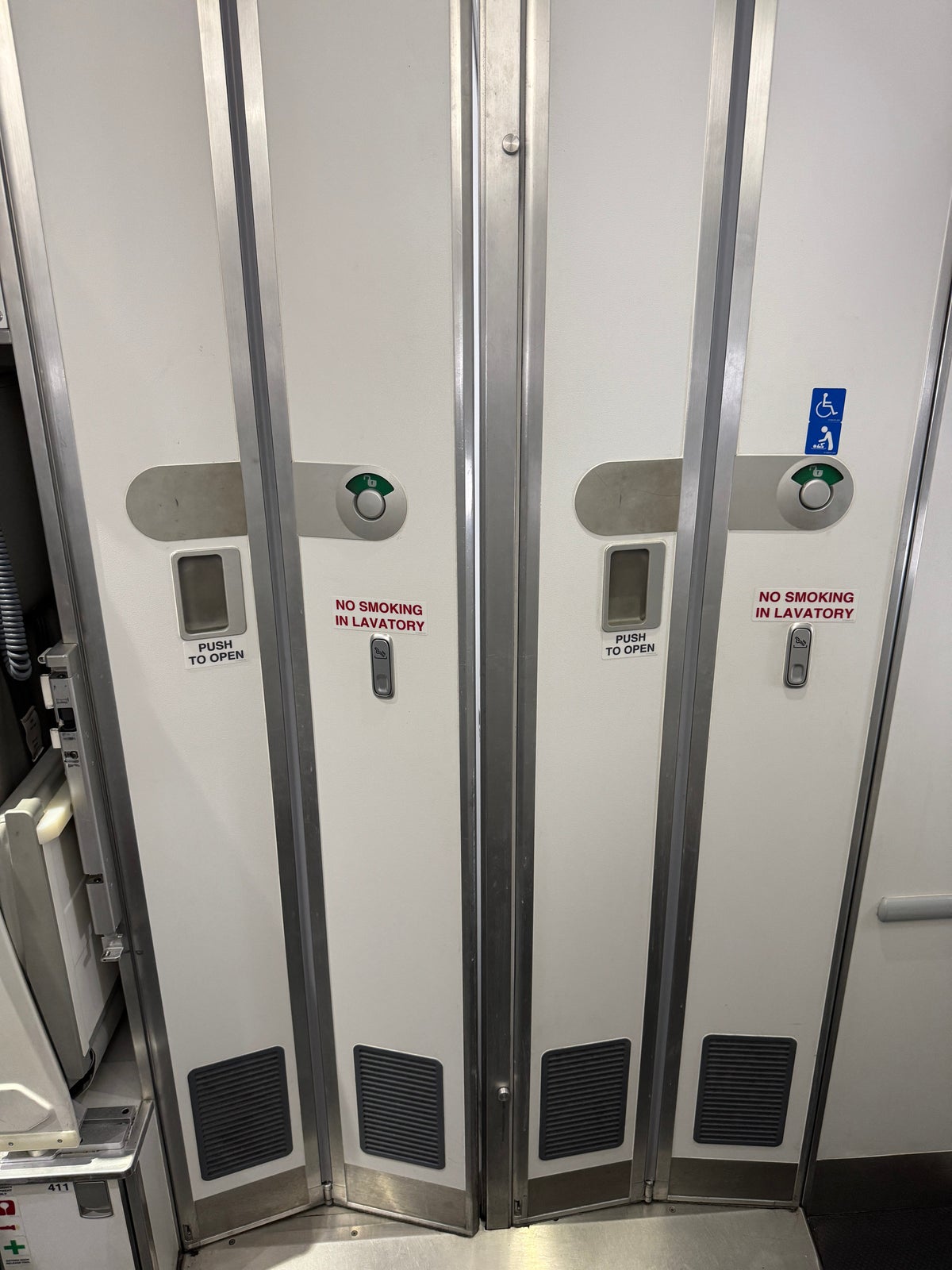 airBaltic A220 300 TLL OSL handicapped lavatory