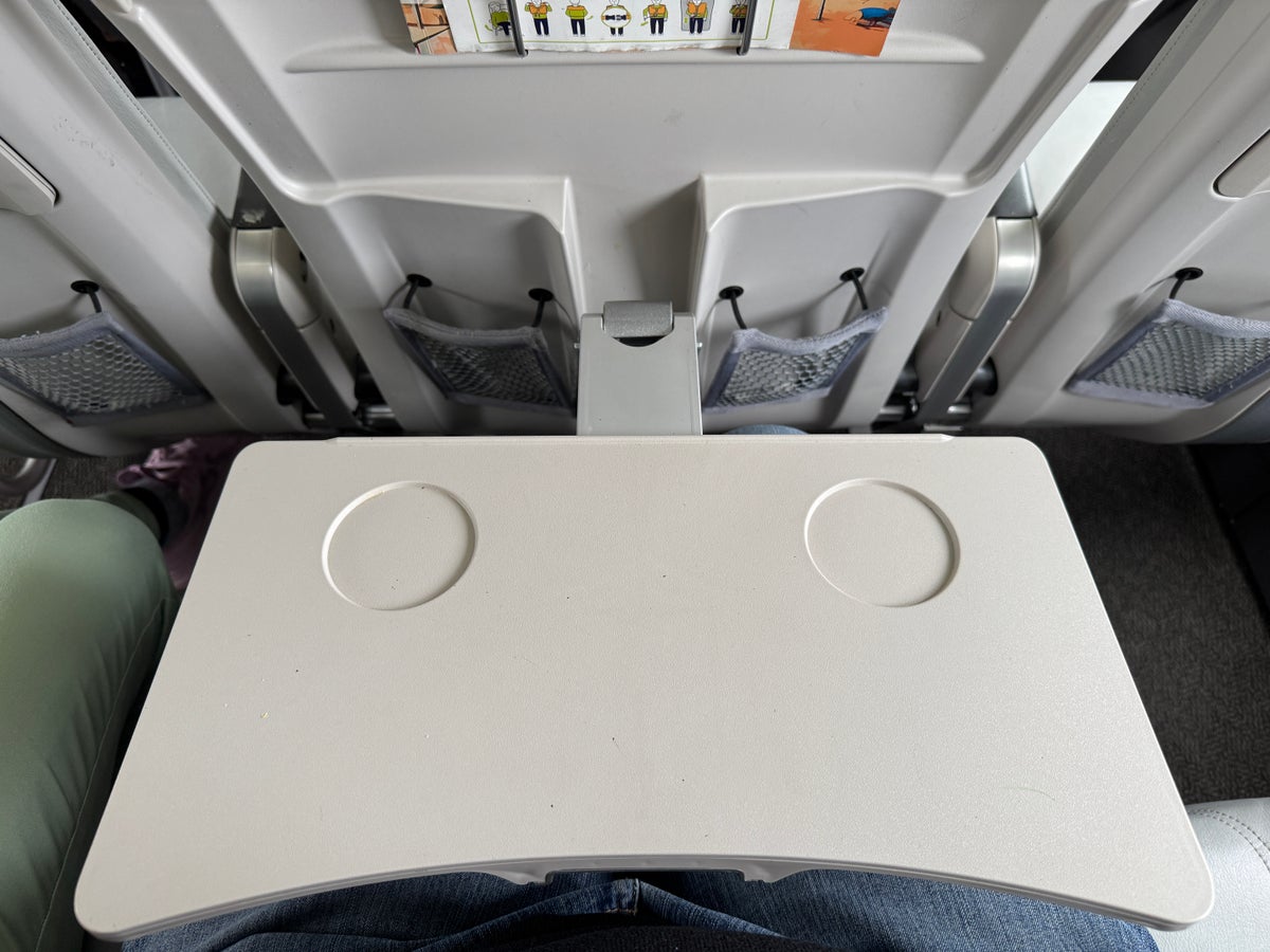 airBaltic A220 300 TLL OSL tray table