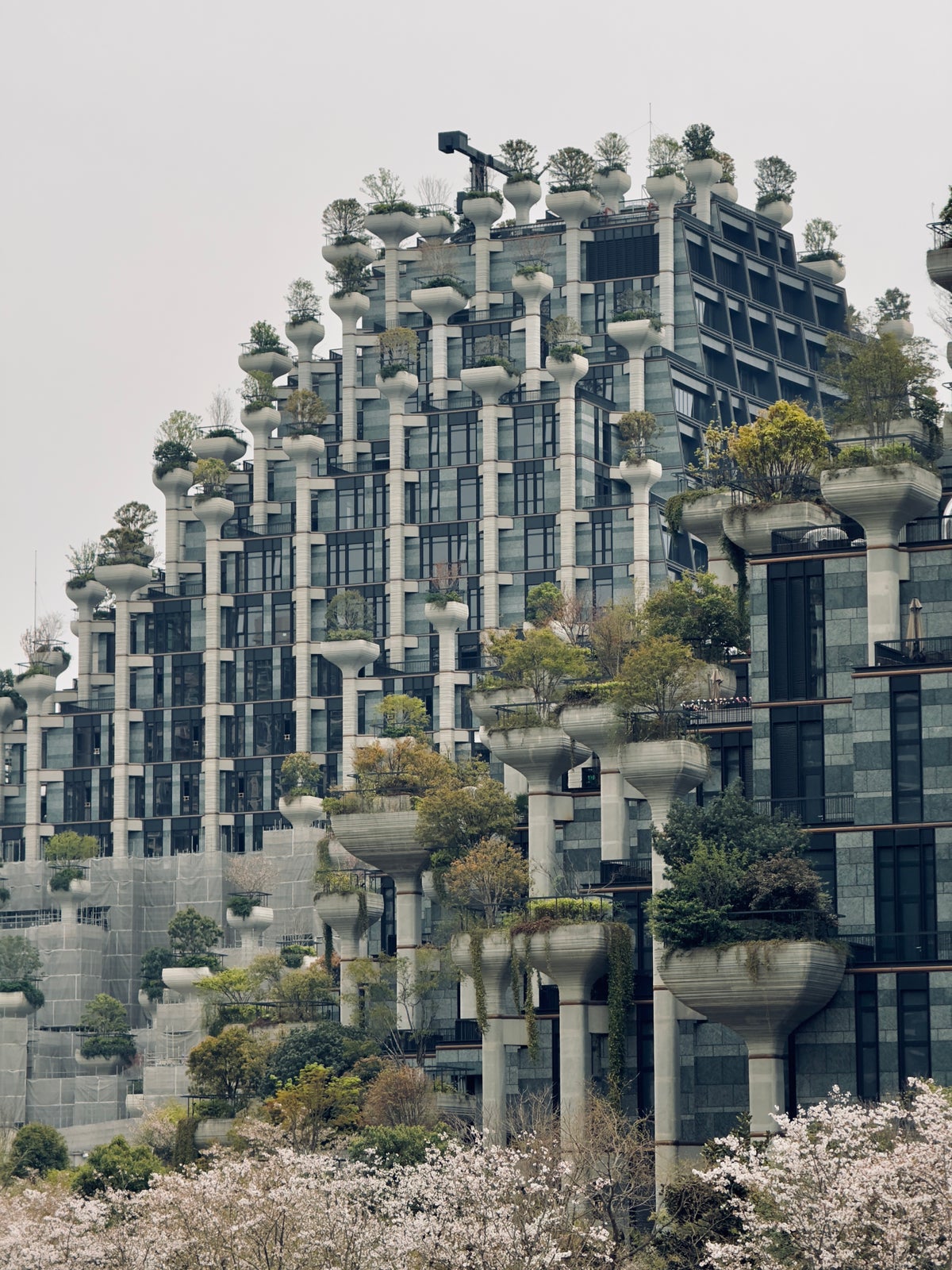 1000 Trees building Shanghai