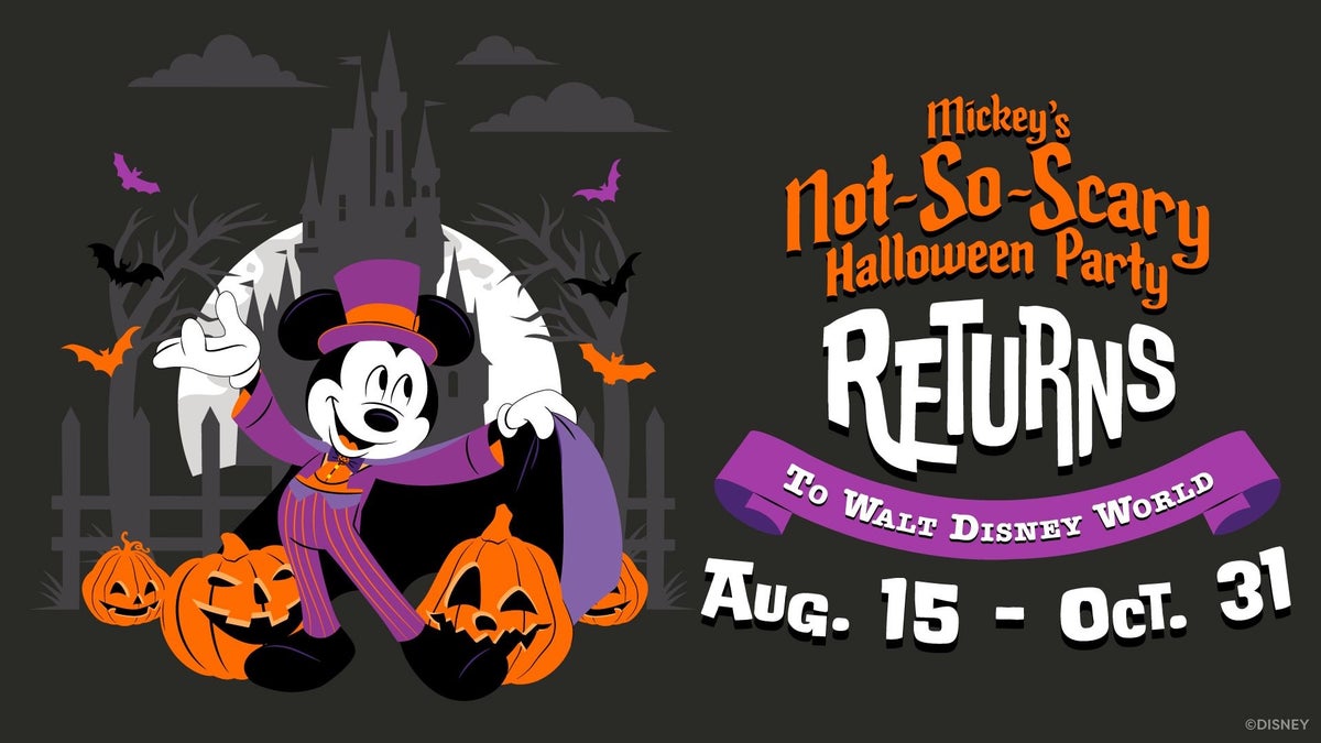 2025 WDW Mickeys Not So Scary Halloween Party Dates and Teaser Treats Header