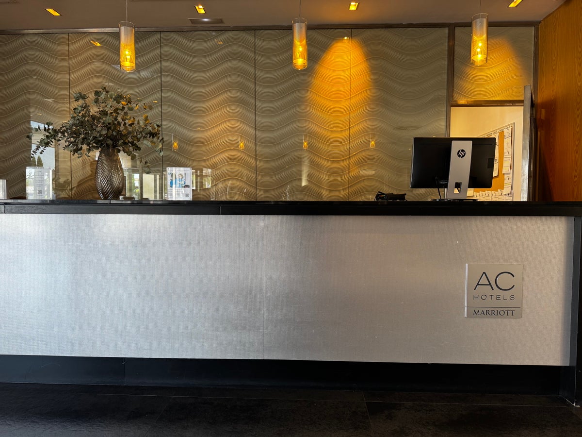 AC Hotel La Finca reception