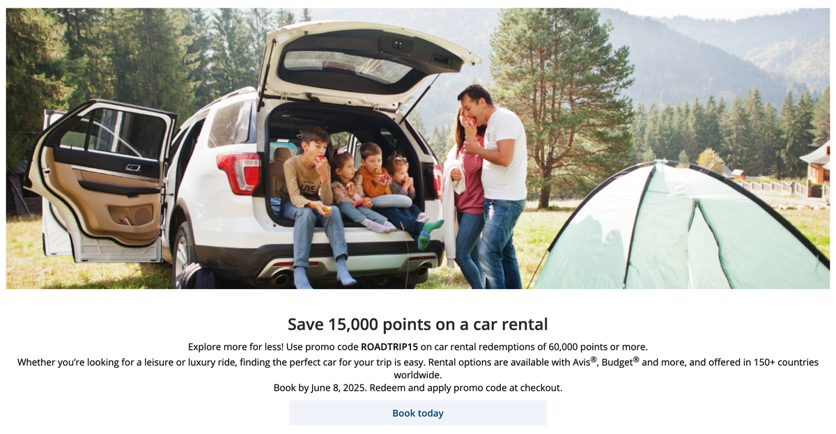 Aeroplan 15k car rental promo 2025