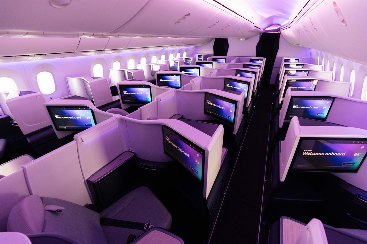 Air New Zealand new business cremier cabin