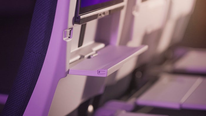 Air New Zealand new economy stowage