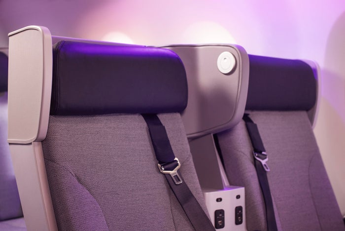 Air New Zealand new premium economy privacy wings