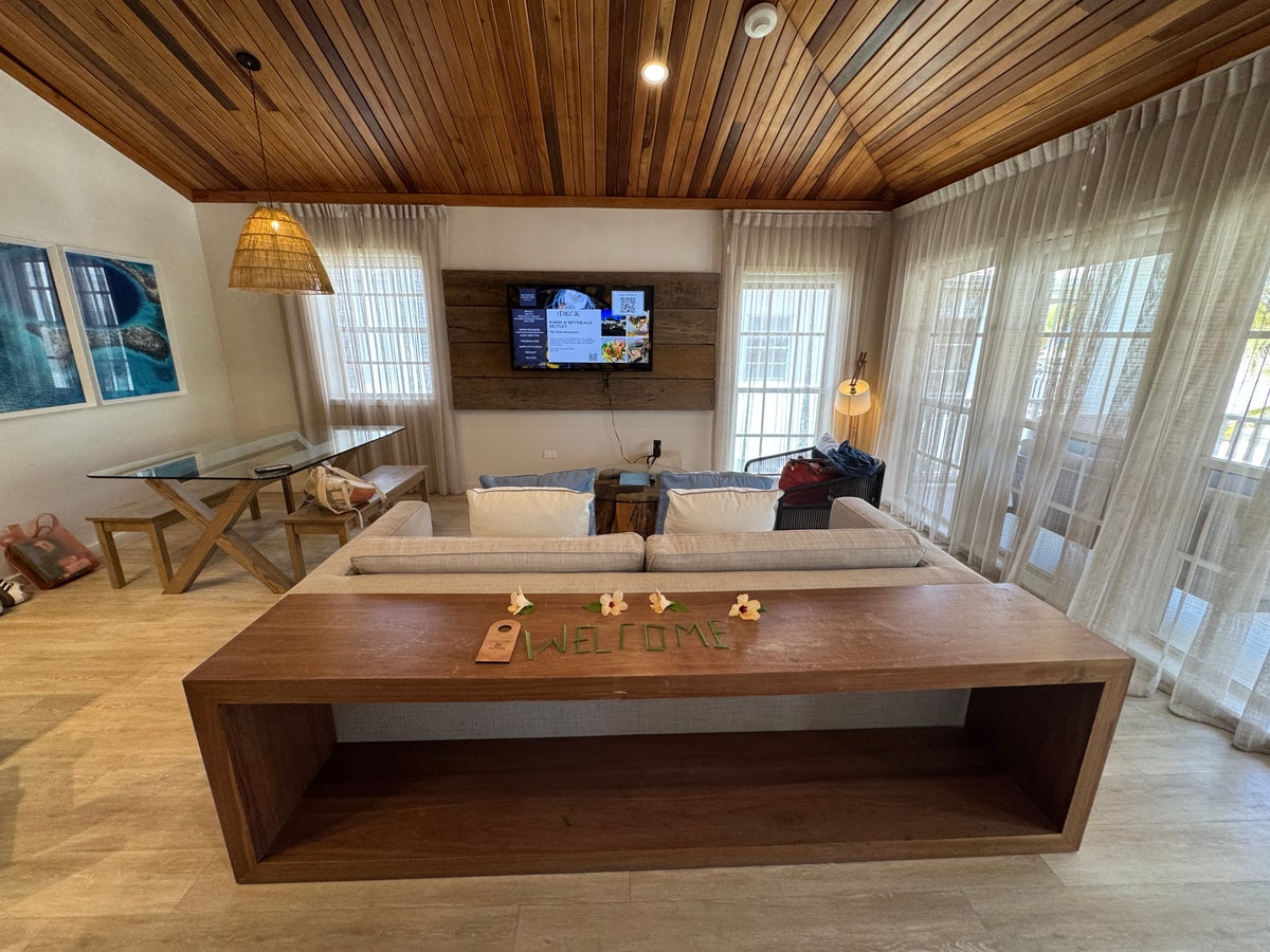 Alaia Belize Reef House Living Room TV