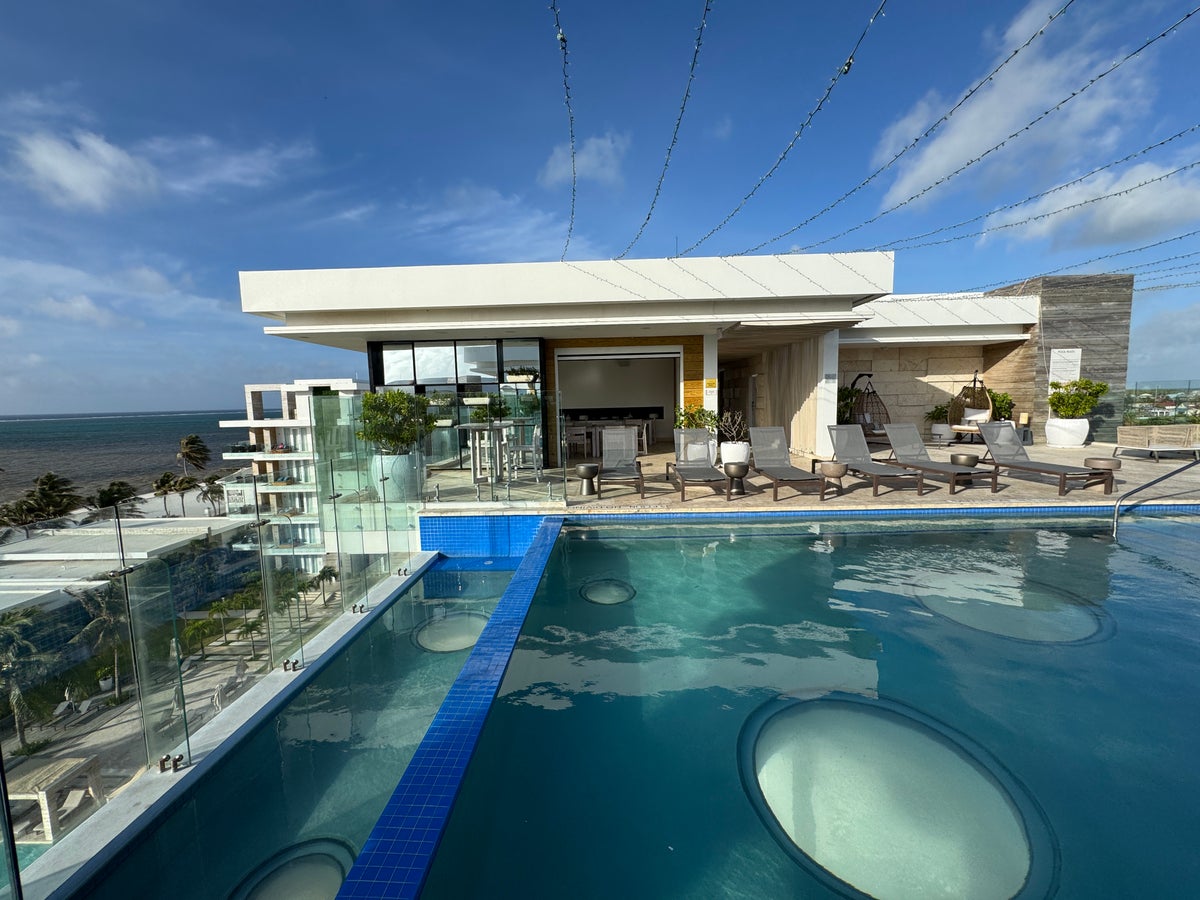 Alaia Belize Rooftop pool deck adults only