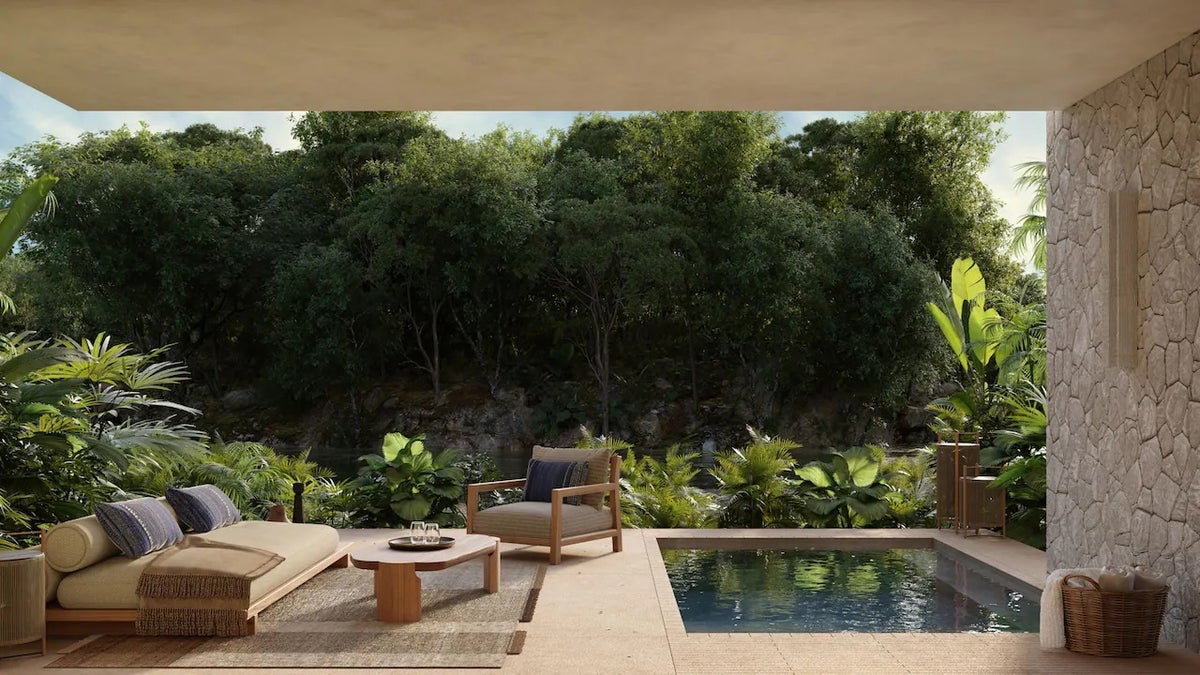 Alila Mayakoba suite plunge pool