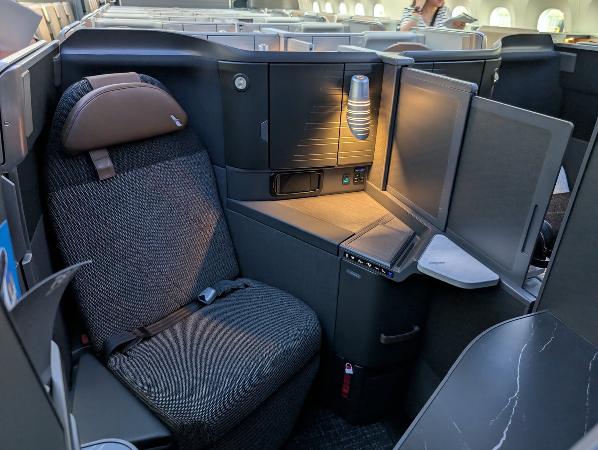 American Airlines 787 9P Flagship Suite Preferred interior seat