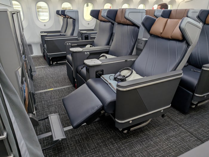 American Airlines 787 9P Premium Economy seat
