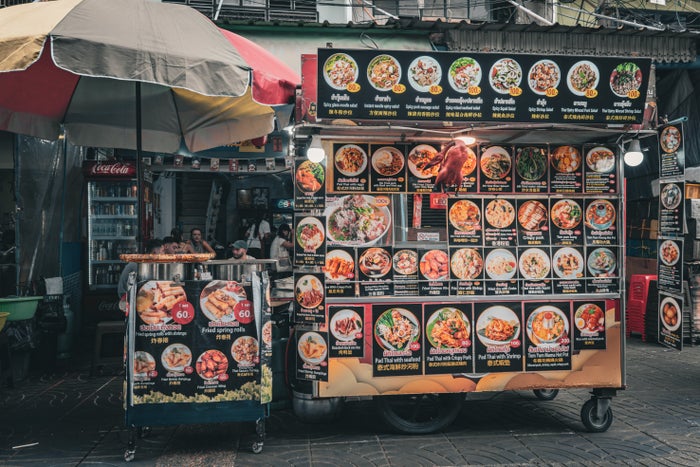 Bangkok Chinatown street food vendors