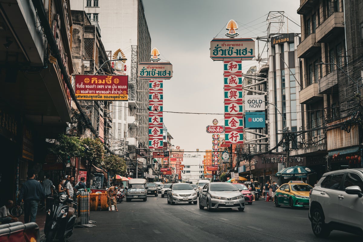 Bangkok Chinatown street view