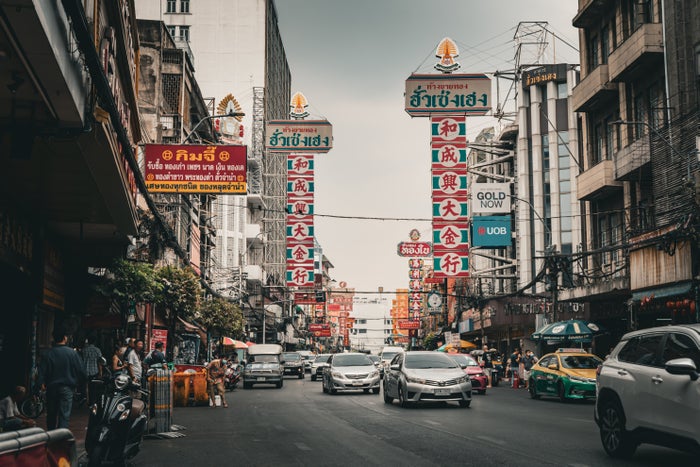 Guangzhou Bangkok Chinatown street view