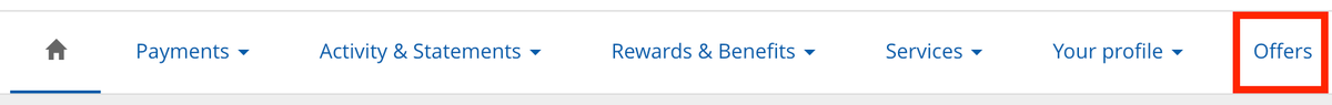Barclays offers menu option