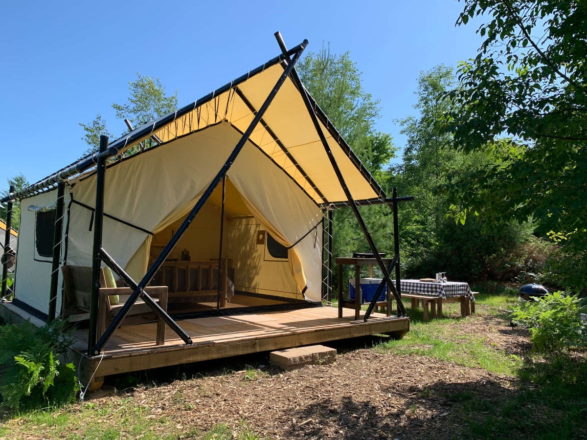 Beaver Island Retreat tent