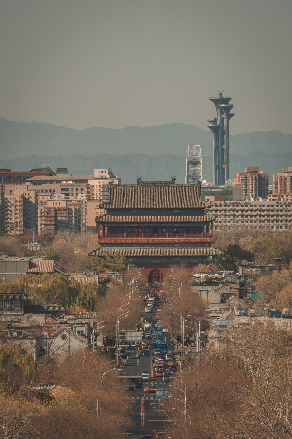 Beijing view from Jingshan Park