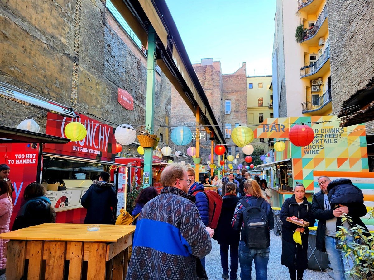 Budapest Outdoor Food Court