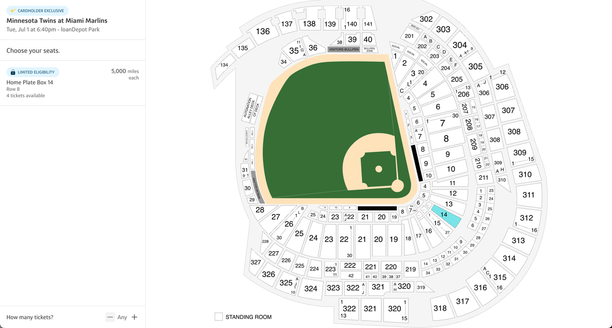Capital One MLB tickets Miami Marlins game July 1 2025