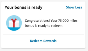 Capital One mobile app sign up bonus complete Capital One mobile app sign up bonus ready