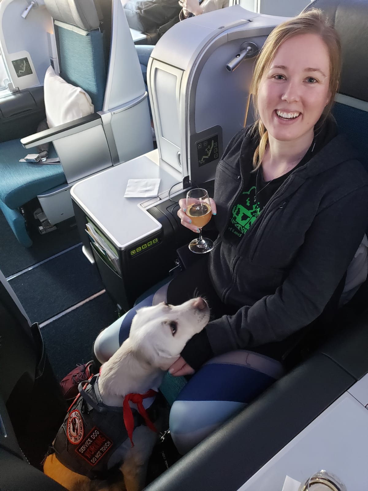 Carissa Aer Lingus business class
