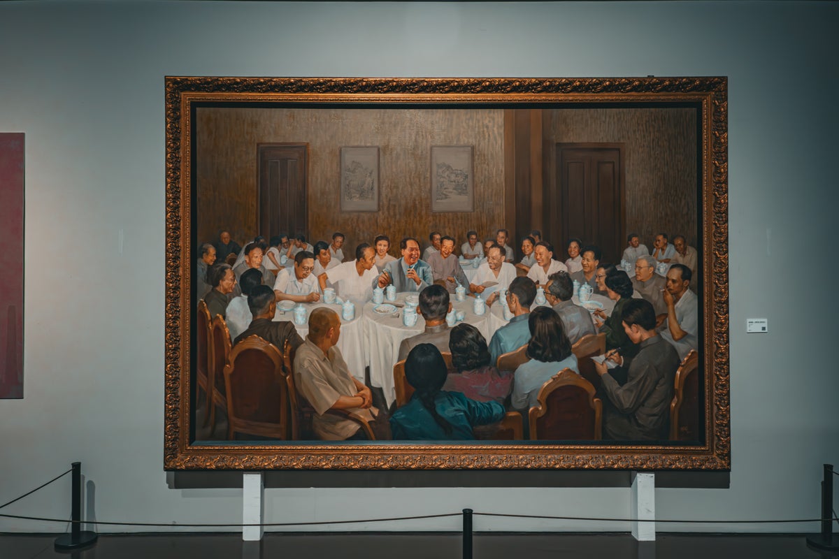 China Art Museum Mao meeting