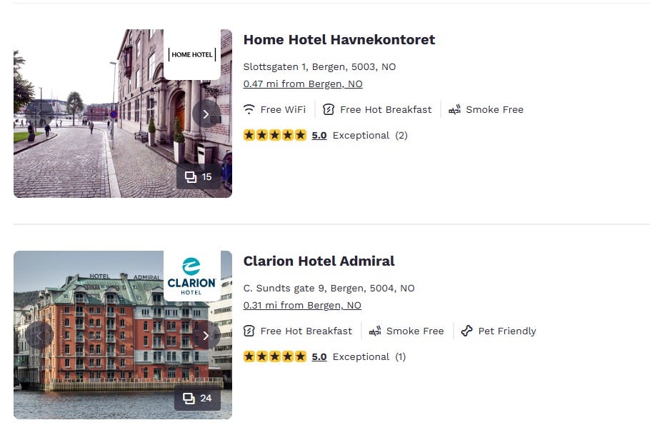 Choice Hotel Bergen Norway