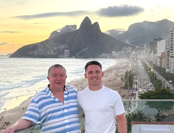 Daniel and his dad Daniel and his dad