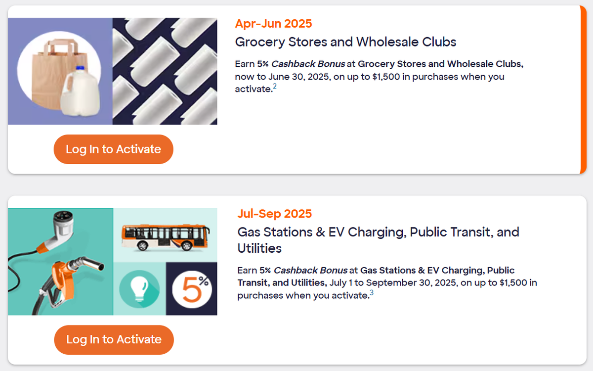 Discover Cash Back Calendar Q3 2025