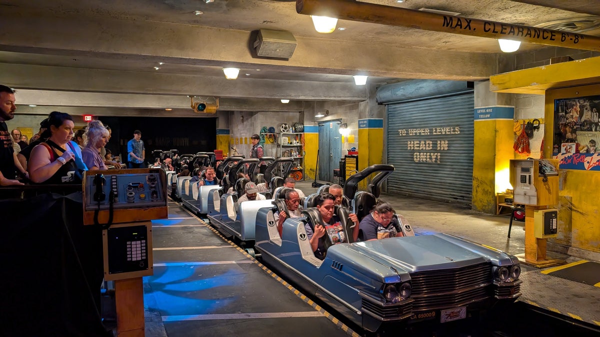 Disney World Hollywood Studios Rock 'N' Rollercoaster ride