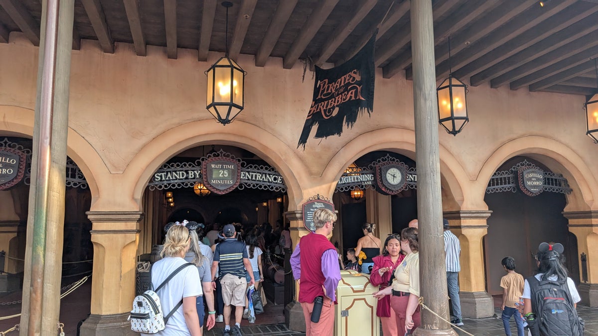 Disney World Magic Kingdom Pirates of the Caribbean entrance