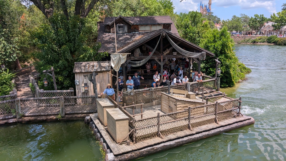 Disney World Magic Kingdom Tom Sawyer Island dock