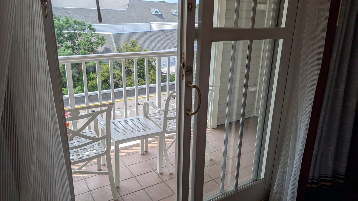 Disneys Yacht Club Resort guest room balcony