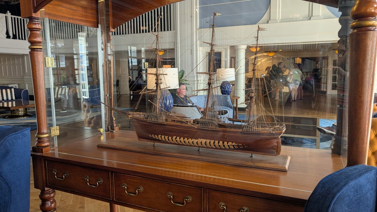 Disneys Yacht Club Resort lobby ship
