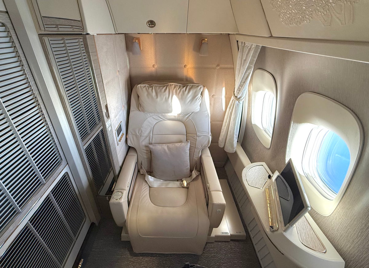 Emirates Game Changer First Class on the Boeing 777