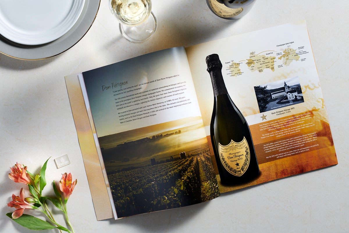 Emirates new first class menu