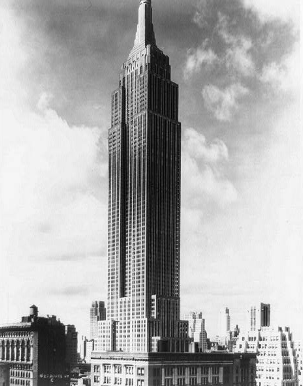 Empire State Building Library of Congress 1931