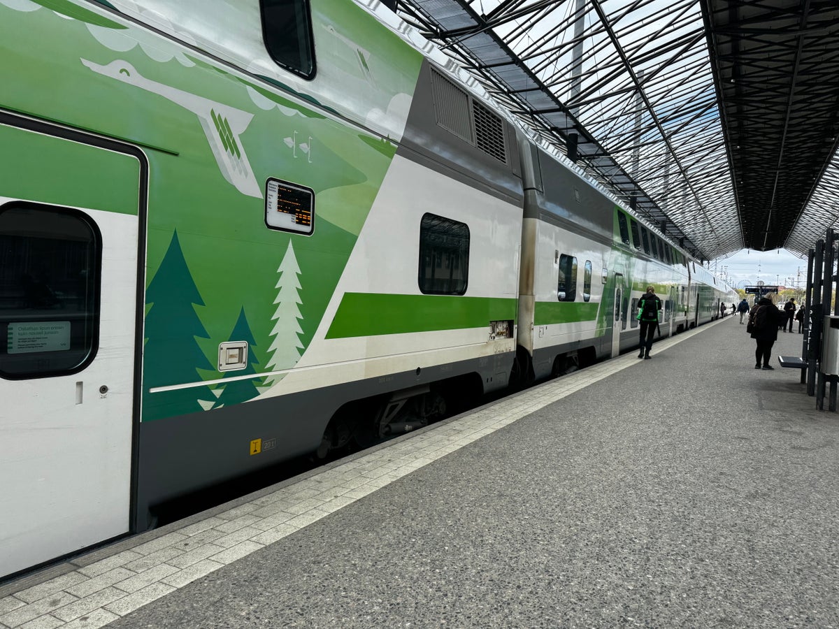 Finland Intercity train Helsinki to Tampere