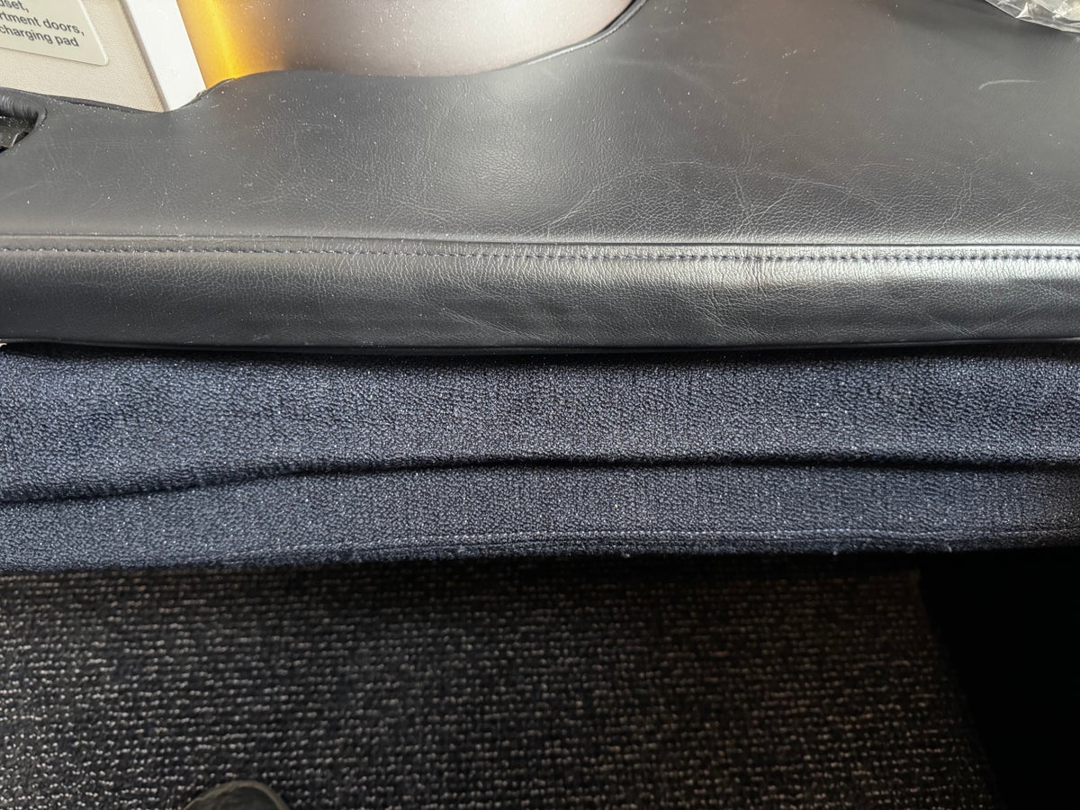 Finnair A350XWB business class fold down section
