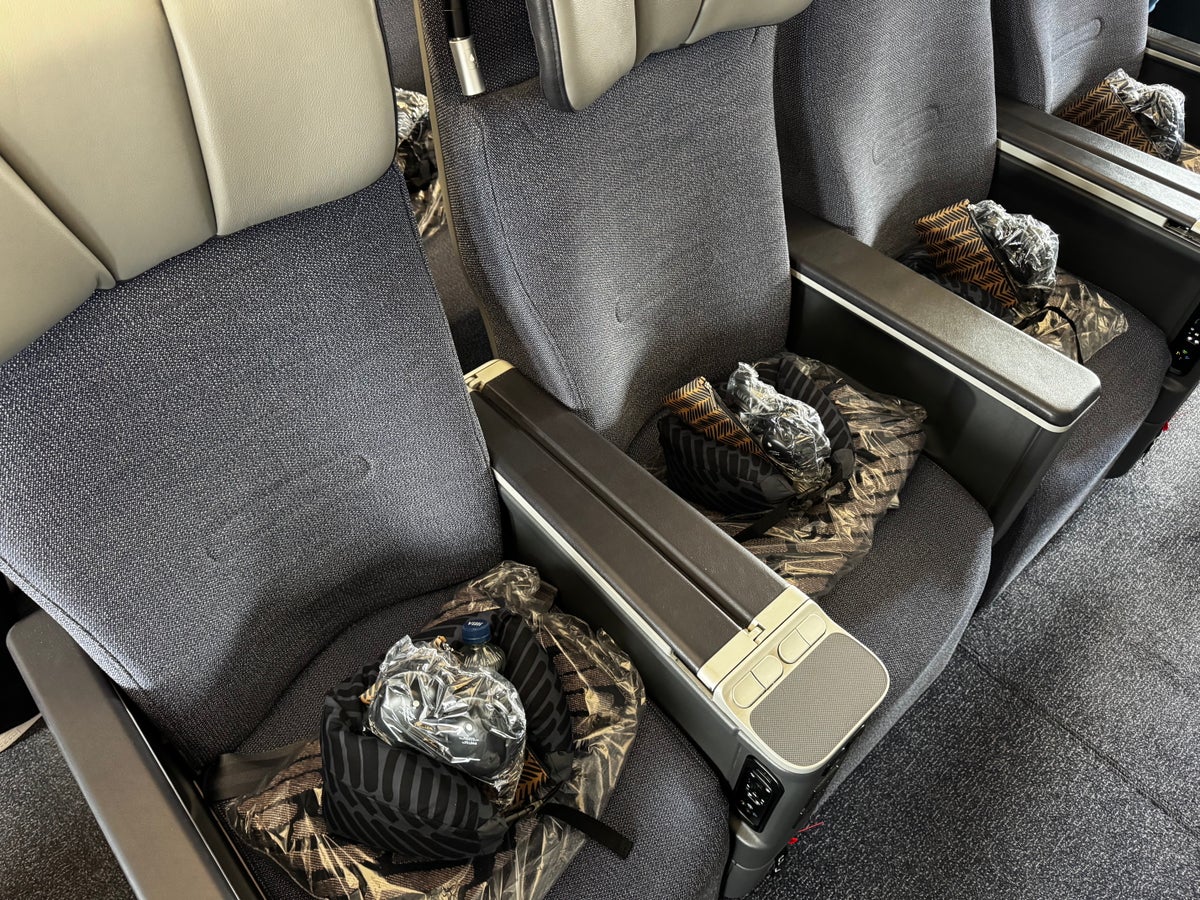 Finnair A350XWB premium economy bulkhead seats