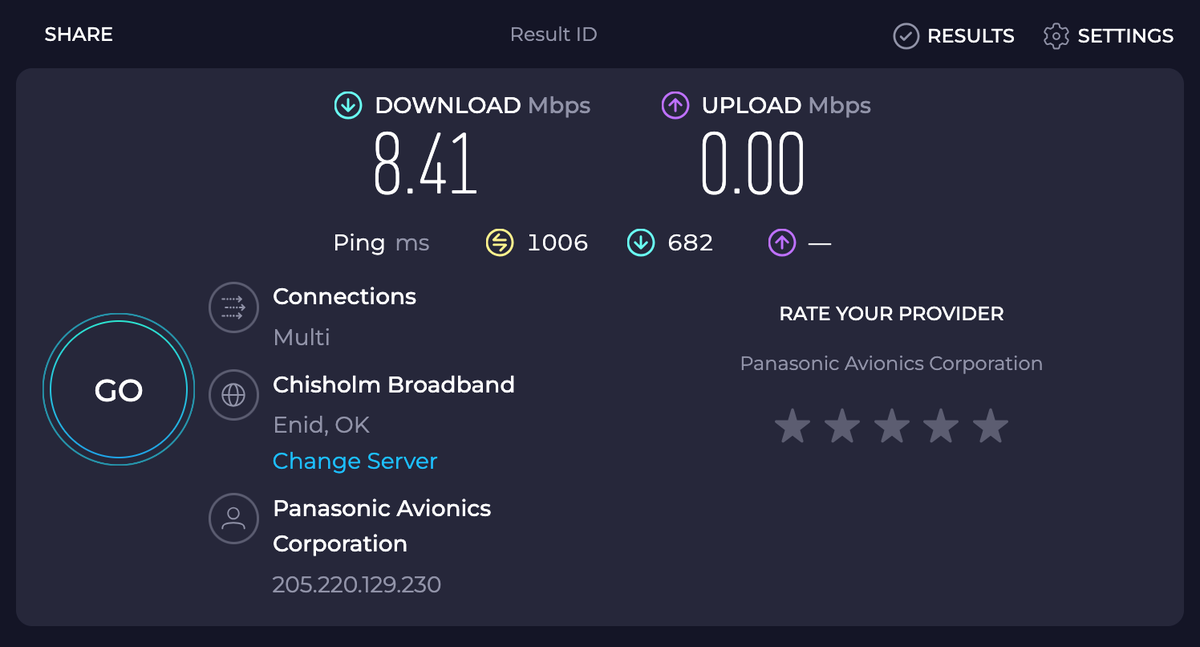 Finnair inflight wifi speed test HEL LAX