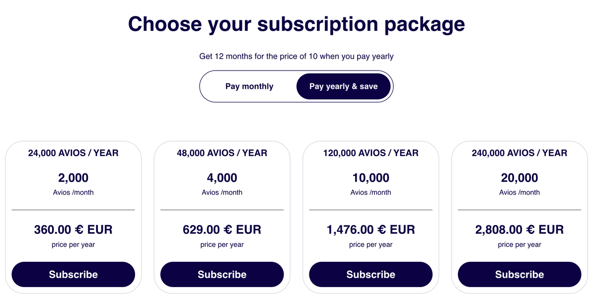 Finnair subscription plans