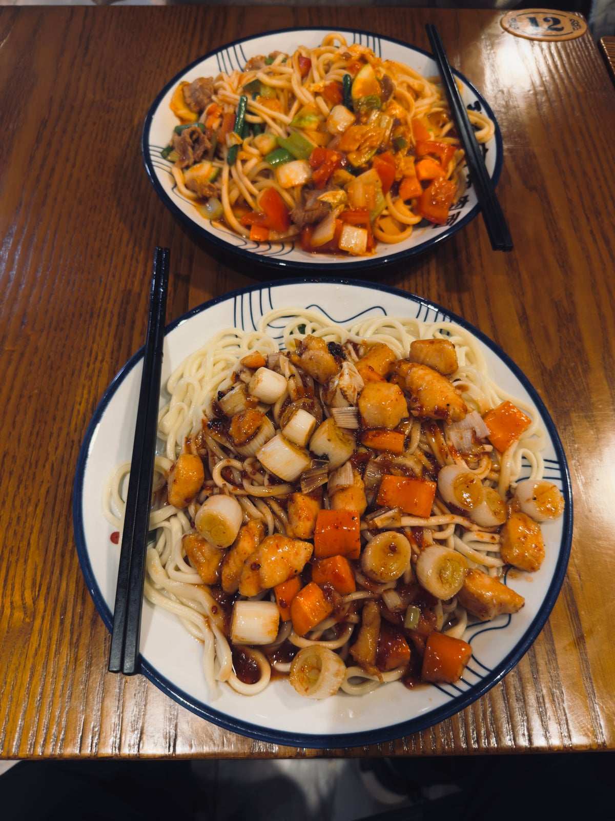 Food plates Beijing China