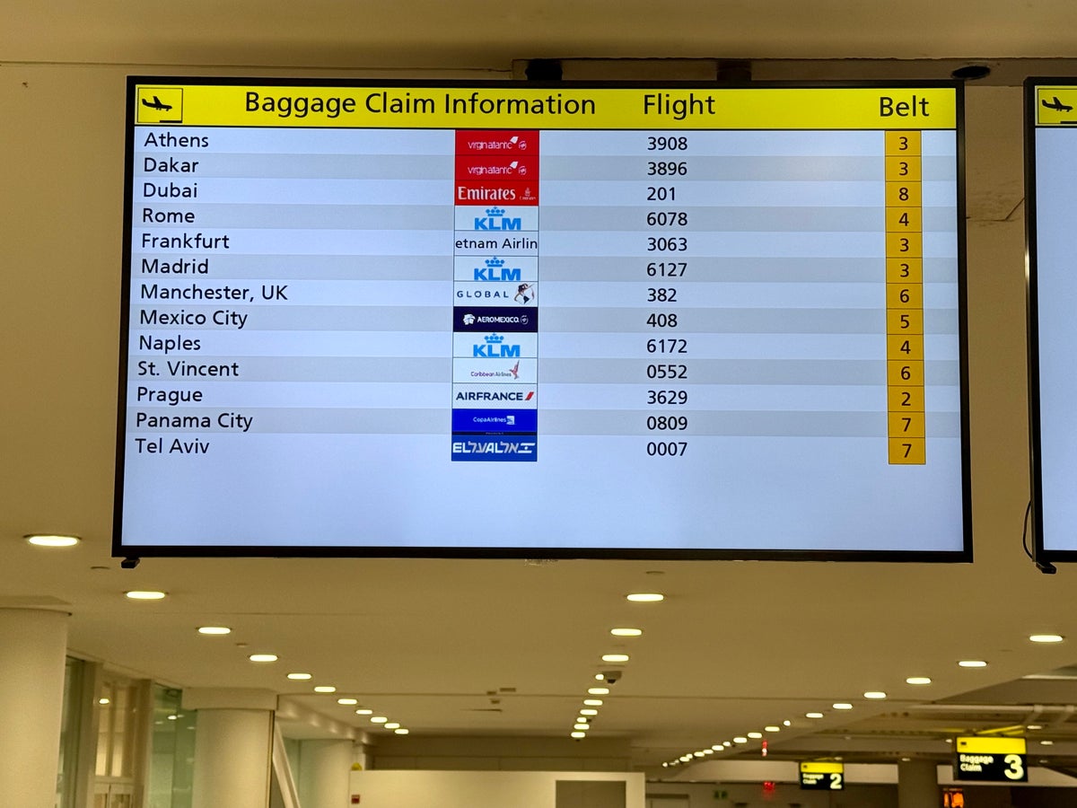 Global Airlines JFK baggage claim