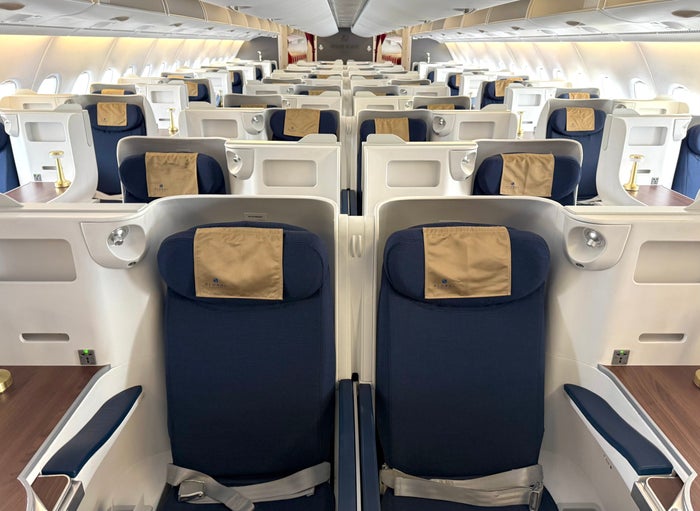 Global Airlines business class cabin Global Airlines business class cabin