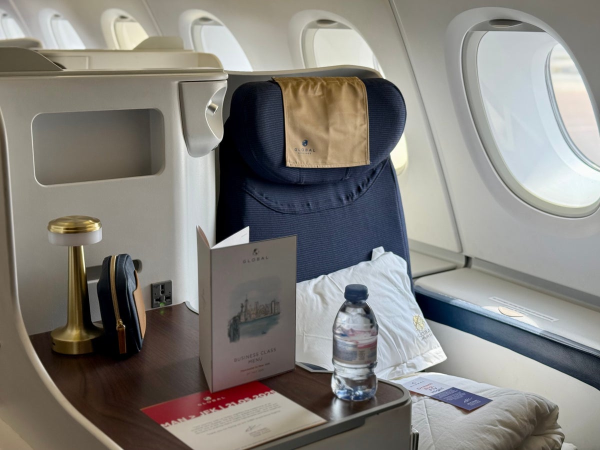 Global Airlines business class seat